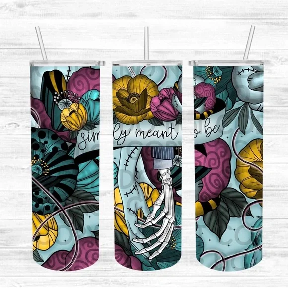 Hand crafted Nightmare Before Christmas 20oz stainless steel tumbler - Picture 3 of 3